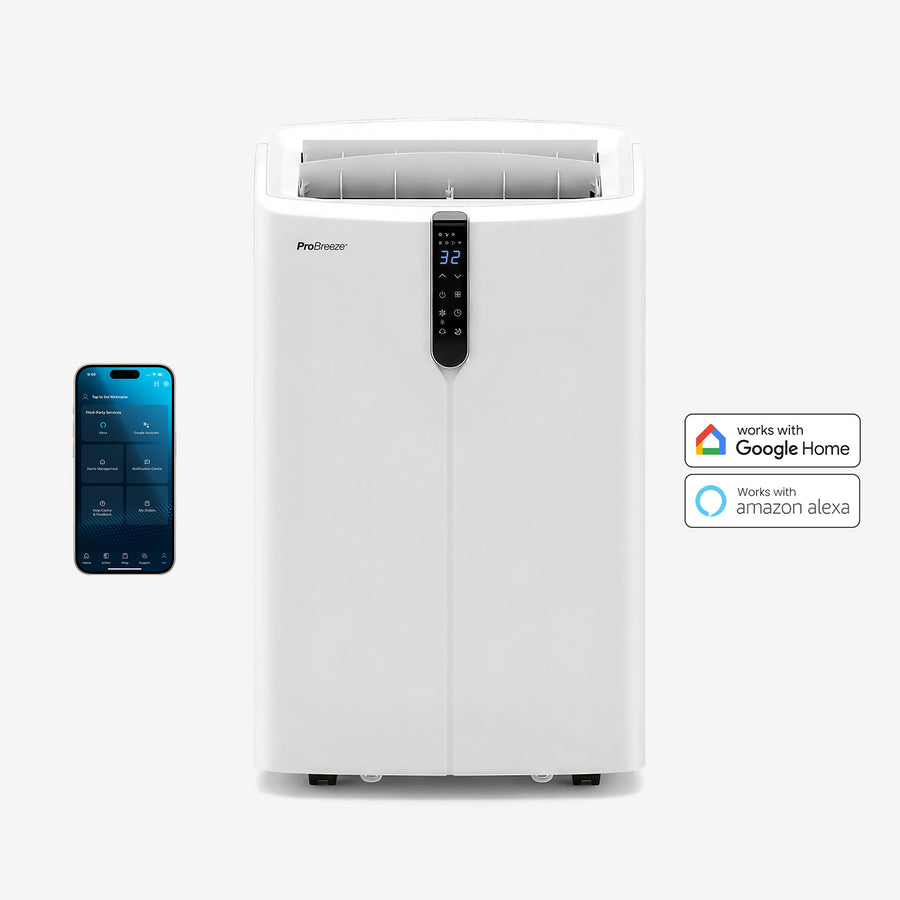 Pro Breeze OmniCool 12000 BTU Ultra-Quiet Smart Portable Air Conditioner air conditioner