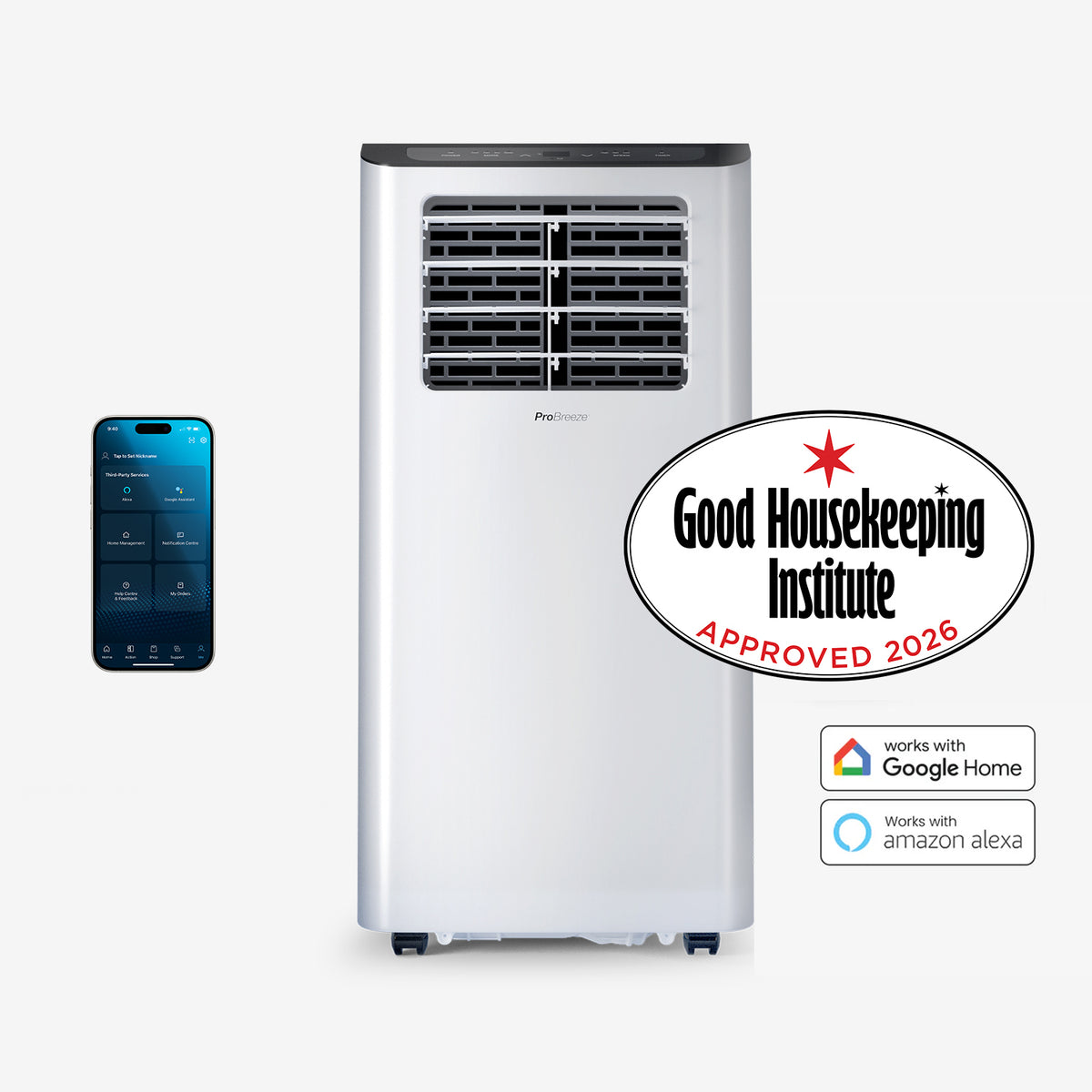 Pro Breeze 12000 BTU 3-in-1 Smart Portable Air Conditioner portable air conditioner