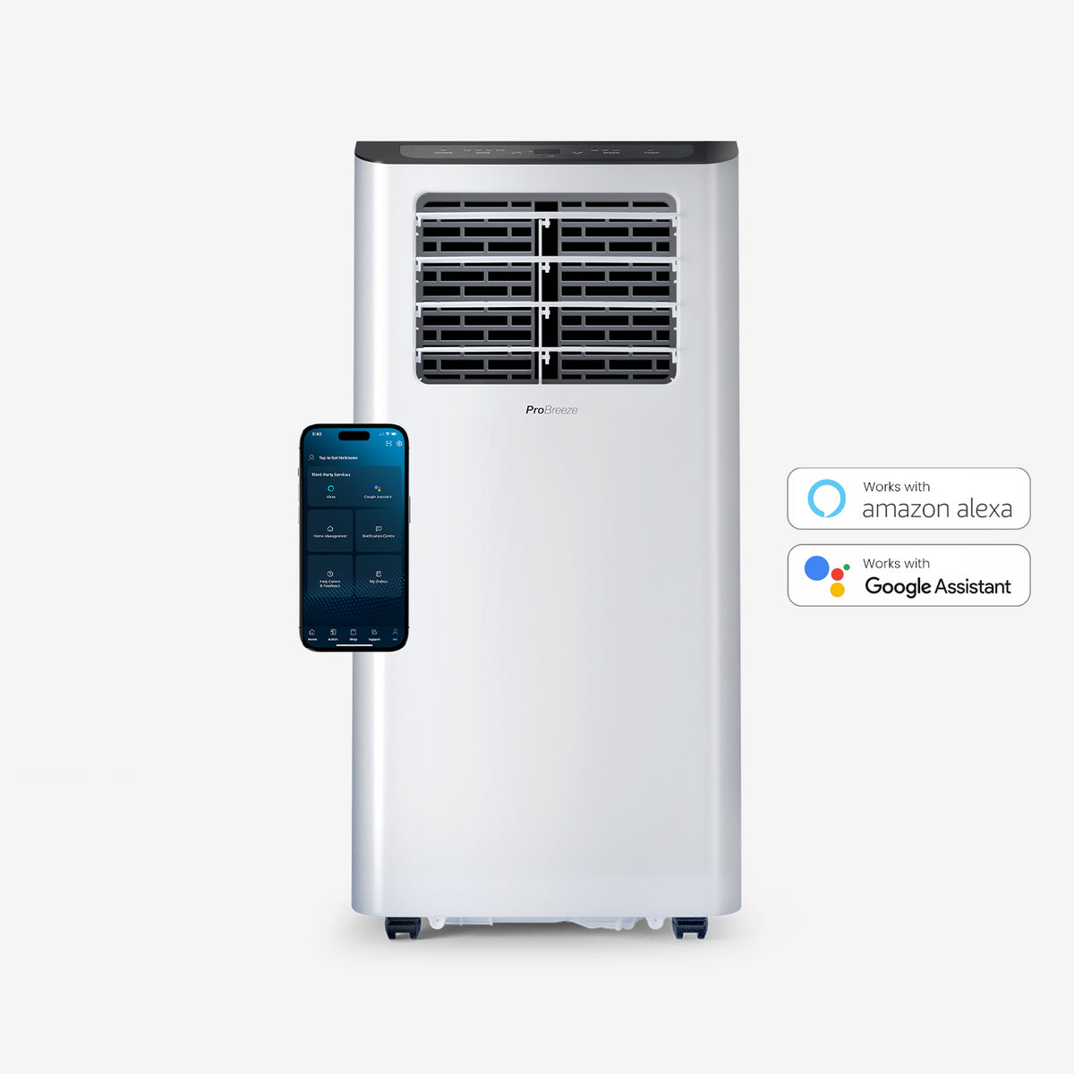 Pro Breeze 14000 BTU 3-in-1 Smart Portable Air Conditioner portable air conditioner